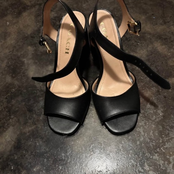 Marla leather sandals Black Women's Heels - Picture 3 of 4